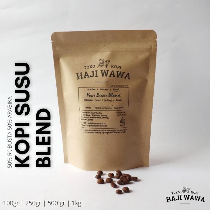 

KOPI SUSU BLEND - Toko Kopi Haji Wawa - Blend 50 Arabika 50 Robusta