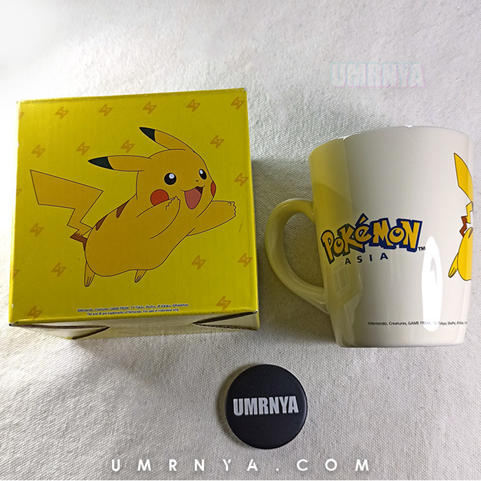 TERBARU Gelas Mug Pokemon Pikachu Bulbasaur Game Nintendo Merchandise Special Limited Asia Edition
