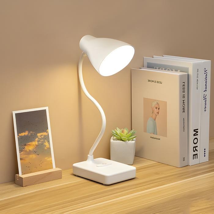 TERMURAH Suksestech Lampu Belajar Lampu Meja Portable USB free Charge 3 Warna Multifungsi