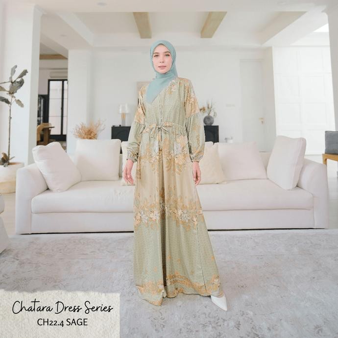 Hijabwanitacantik - Chatara Sage Series Family Set | Sarimbit Lebaran GGS