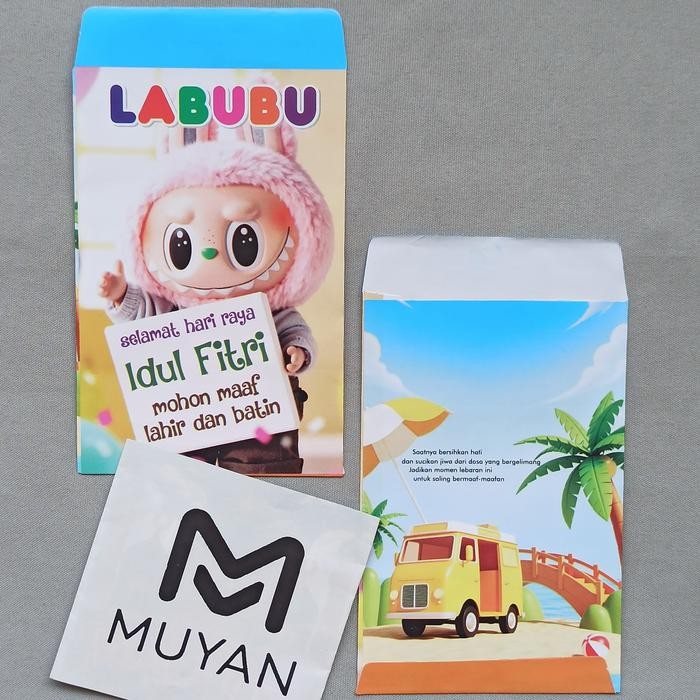 

Murah Ampau Lebaran Idul Fitri Medium Karakter Labubu 50 Lembar Campur Gambar / Amplop Lebaran Medium Idul Fitri Labubu - Campur (Mix) 30 Lembar Elegan
