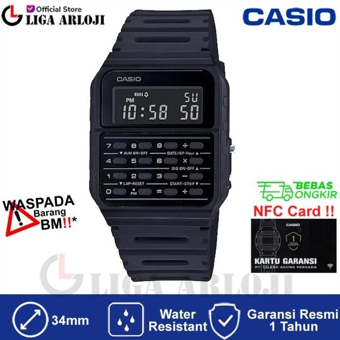 

Terlaris Casio Ca-53Wf-1Bdf - Jam Tangan Calculator / Kalkulator - Hitam - Ca53 Ready Stok