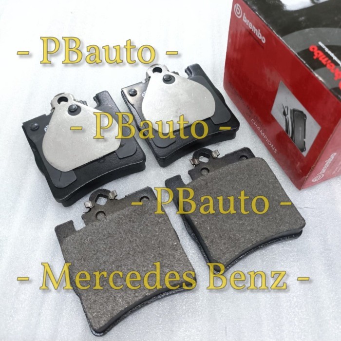 STOK TERBARU Kampas Rem Belakang w203 C240 BREMBO 2820 / Brake Pad Kanvas Mata Kacang Mercy Rear