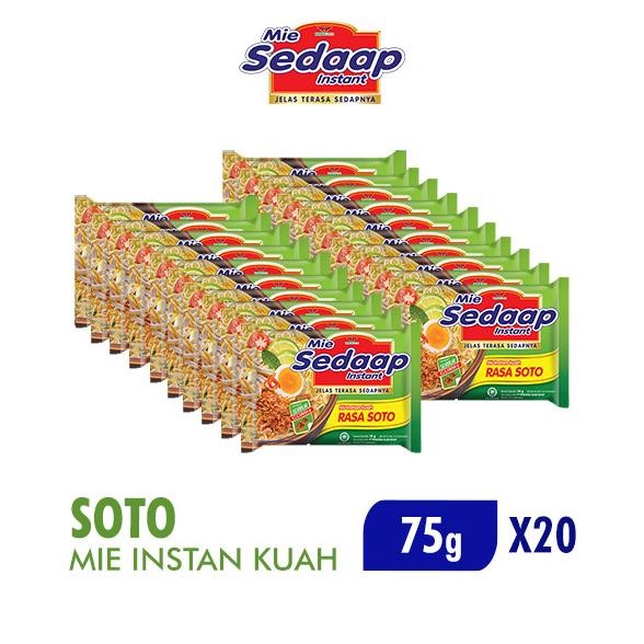 

Sedaap Mie Instan Soto 75 gr x 20
