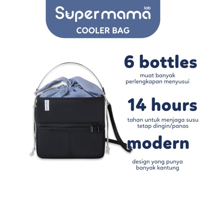 SUPERMAMA LAB ORIGINAL COOLER BAG TAS PENDINGIN SUSU