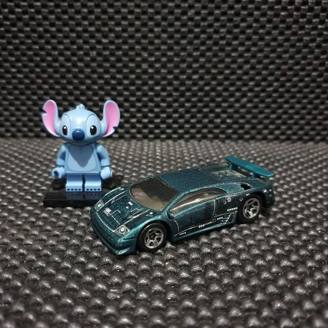 ASLI HOT WHEELS LAMBORGHINI DIABLO GREEN X RAY CRUISER 1990