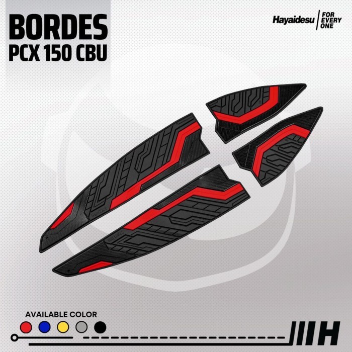 Hayaidesu Pcx 150 Cbu Floor Step Boardrest Karpet Motor Pcx 150 Cbu Bordes - Premium Quality