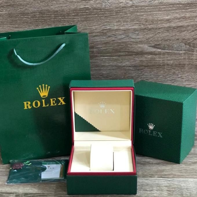 Grosir Kotak Jam Tangan Rolex Original Hijau