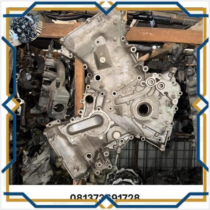 [RIA] COVER TIMING POMPA OLI LEXUS LX570 TOYOTA LAND CRUISER 5700 CC V8 3UR-FE 5.7 CC ORIGINAL COPOT