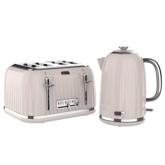 

Odette 4 Slice Bread Toaster and 1.7L Electric Kettle Retro Original