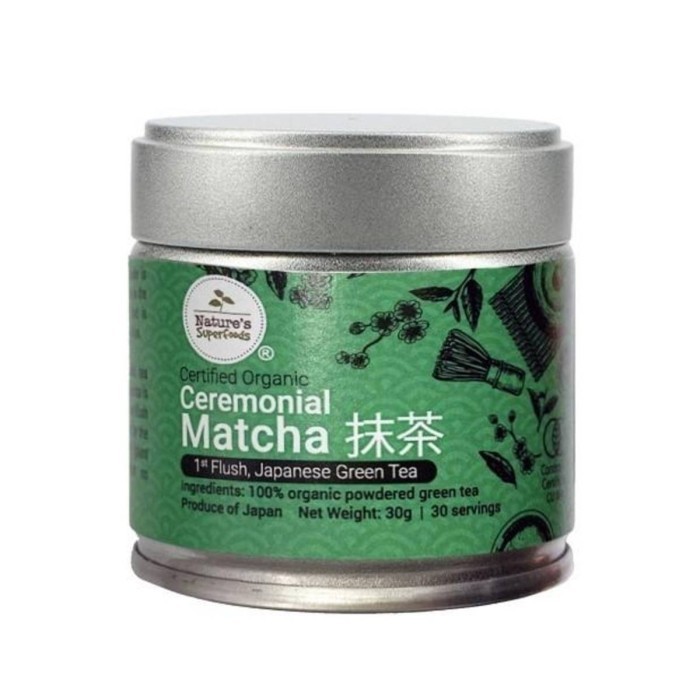 

Nature's Superfoods Organic Ceremonial Matcha Powder 1st Flush 30g