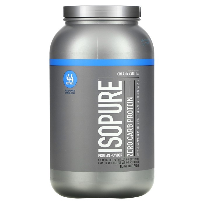 

Isopure Zero Carb Protein Powder Creamy Vanilla 3 lb (1.36 kg)