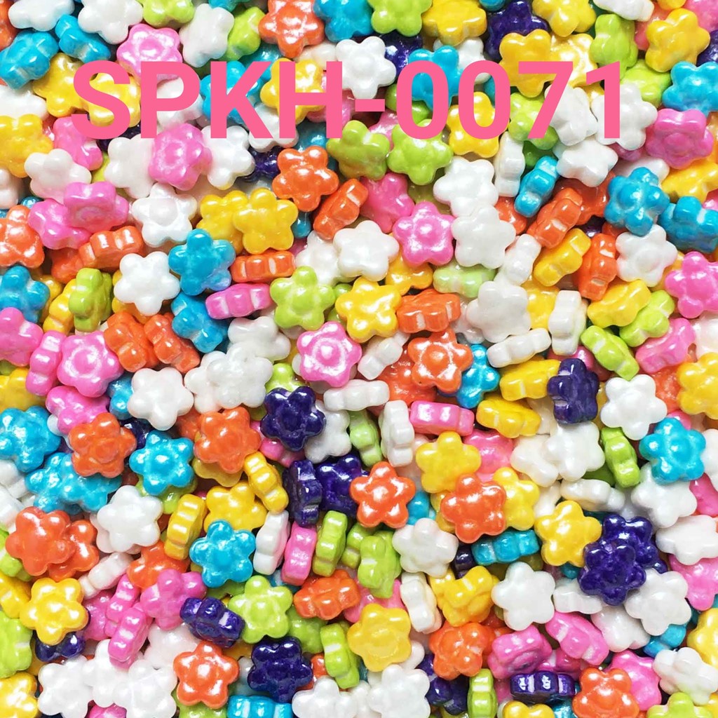 

SPKH-0071 Sprinkles sprinkle sprinkel 500gr bunga warna warni (SPRINKLES)
