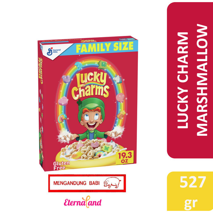 

LUCKY CHARM MARSHMALLOW CEREAL - SEREAL SARAPAN MARSHMALLOW IMPOR