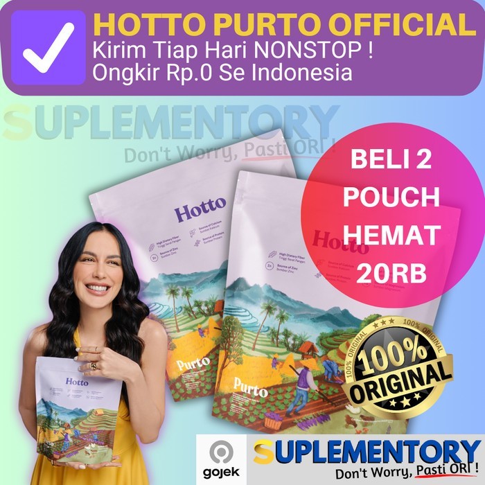 

HOTTO PURTO OFFICIAL STORE POUCH 16 SACHET MULTIGRAIN MINUMAN HOTO PUTRO MULTI GRAIN 2 POUCH LEBIH