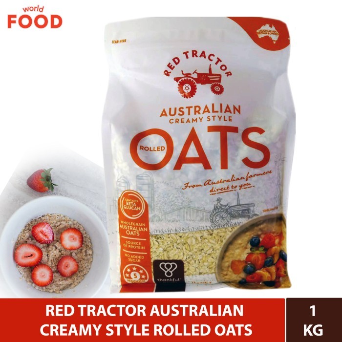 

RED TRACTOR AUSTRALIAN ROLLED OATS 1KG