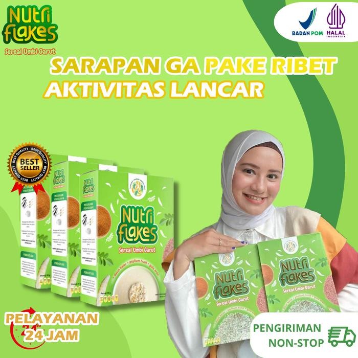 

NUTRIFLAKES - SEREAL UMBI GARUT 100% ORIGINAL