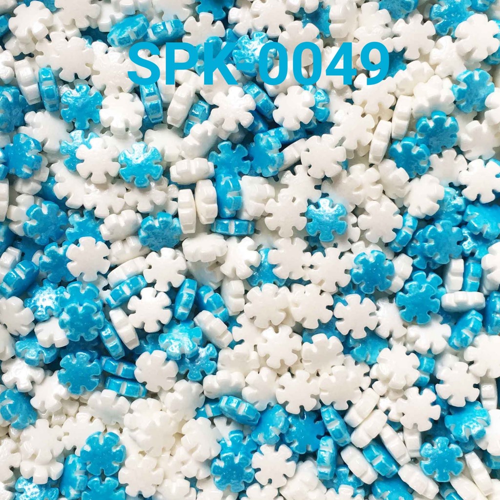 

SPK-0049 Sprinkles sprinkle sprinkel 1kg 1 kg snowflake frozen (SPRINKLES)