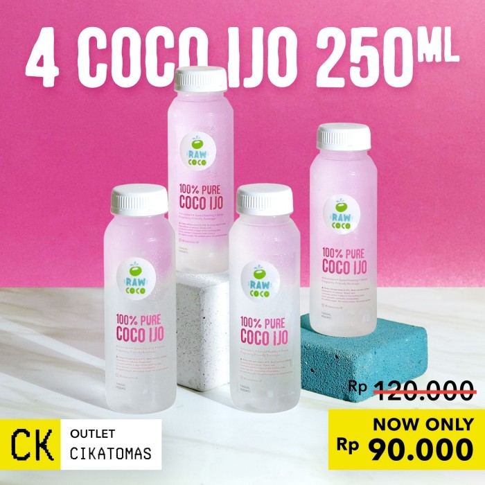 

PAKET 4X COCO IJO 250ML - AIR KELAPA HIJAU MURNI