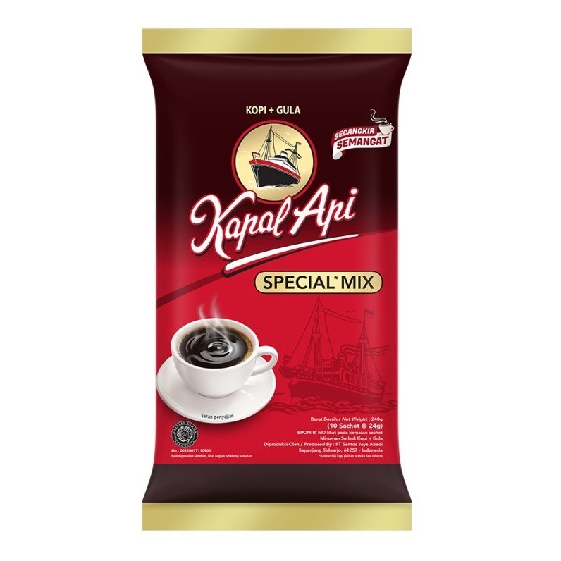 

PAKET KOPI KAPAL API SPECIAL MIX 50 SACHET X 25 GR