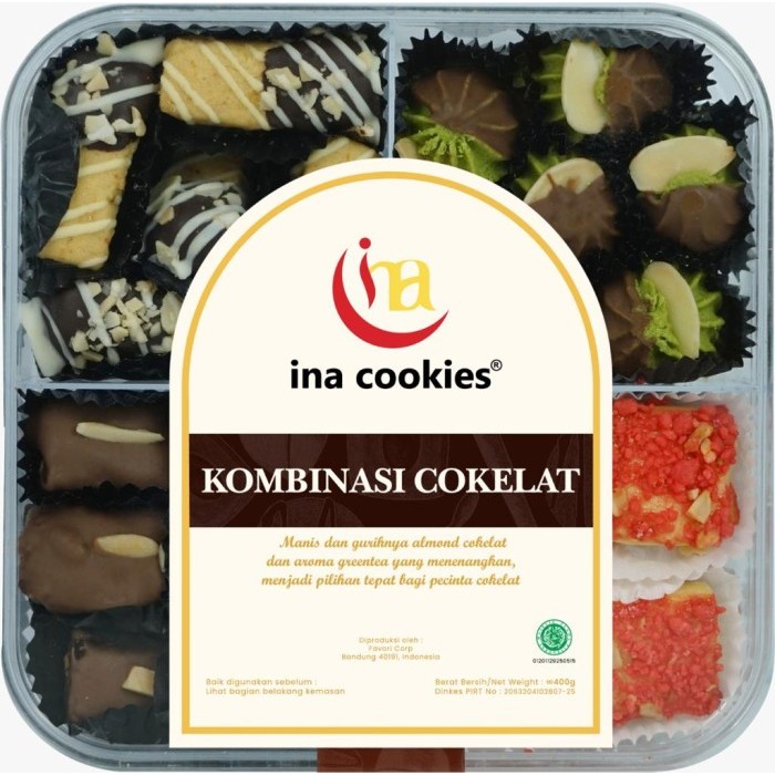 

Ina Cookies Kue Kering Kombinasi Coklat