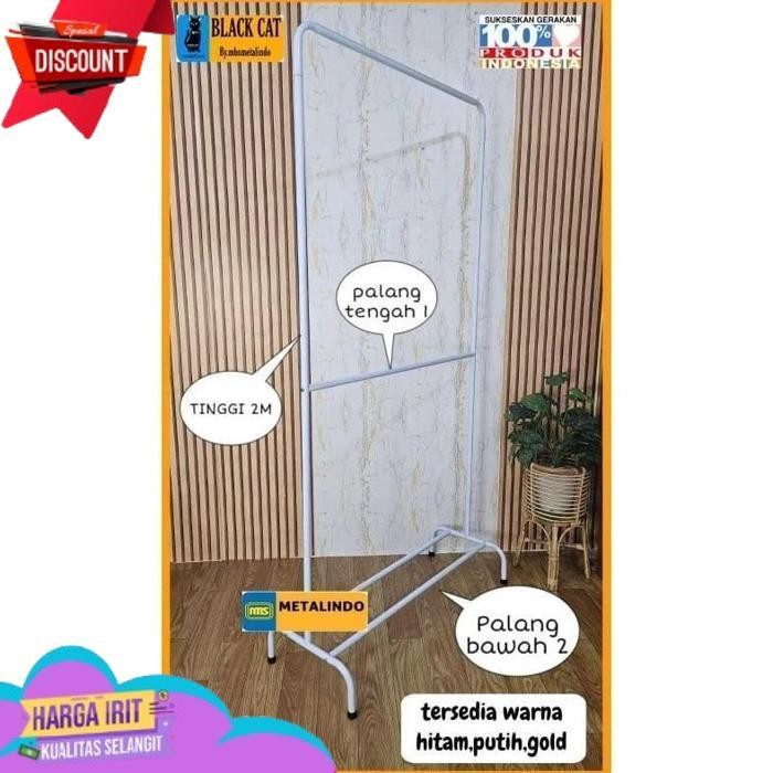 SALE GAWANG GANTUNGAN BAJU GAMIS MBS TINGGI 2 M HANGER GAWANG GANTUNGAN BAJU 2 SUSUN