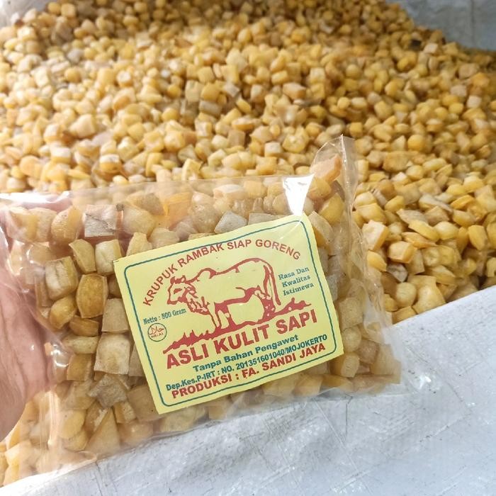 

Terbaru Rambak Sapi Dadu 500gr kode murah Ready