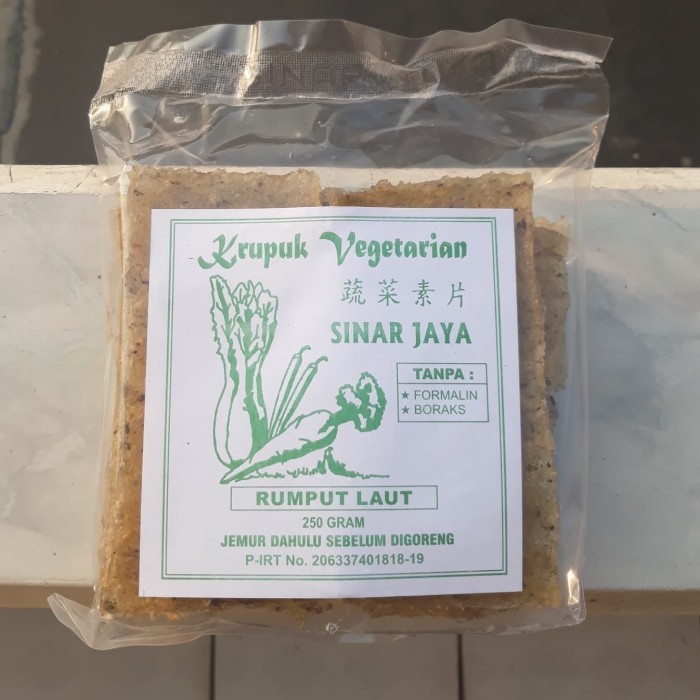 

Ina - Kerupuk / Krupuk Gendar Rumput Laut Vegan & Vegetarian Sinar Jaya