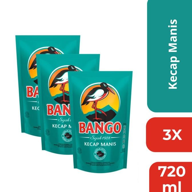 

Bango Kecap Manis Kemasan Pouch Refill 720gr Multipack