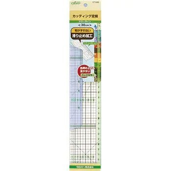 

Clover 57-940 Cutting Ruler, Color Line, 11.8 inches (30 cm)