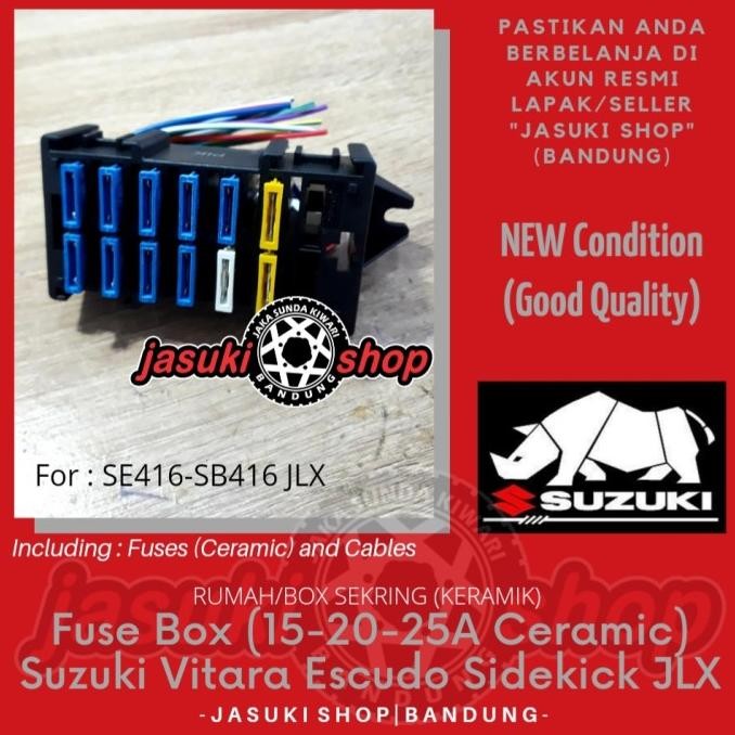 Fuse Box / Box Sekring Vitara Escudo Sidekick