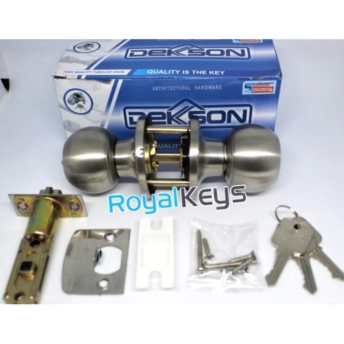 Kunci Pintu Bulat Dekson Dekkson Kcbl T9587 T 9587 Et Handle Gagang Original Dan Terpercaya