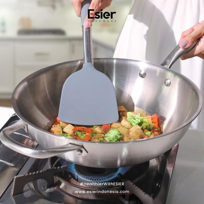 Esier Stainless Premium Wok SUS 316 Foodgrade - Panci Stainless Steel