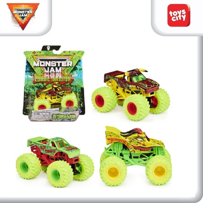 PROMO Monster Jam Zombie Invasion 1:64 Mainan Anak Monster Truck