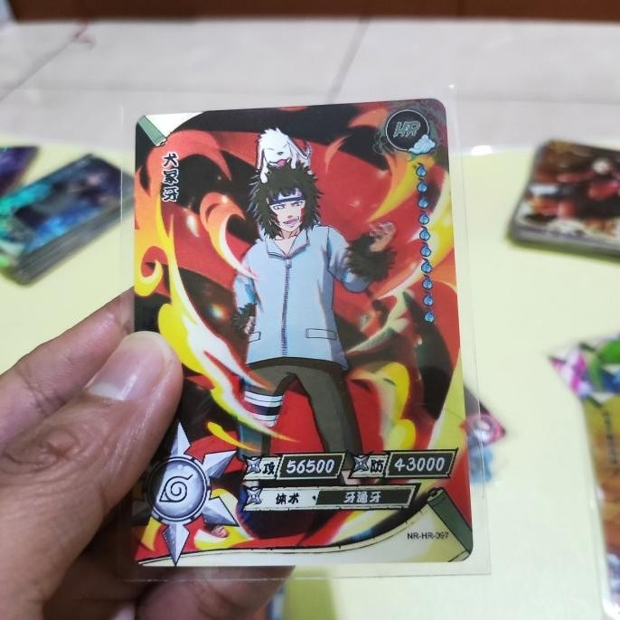 /////] CCG KARTU NARUTO KAYOU KIBA NR 3D ORI