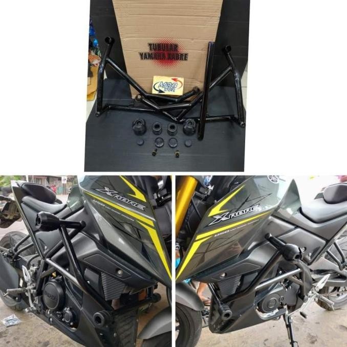 TUBULAR CRASHBAR CRASH BAR YAMAHA XABRE ORIGINAL DAN TERPERCAYA