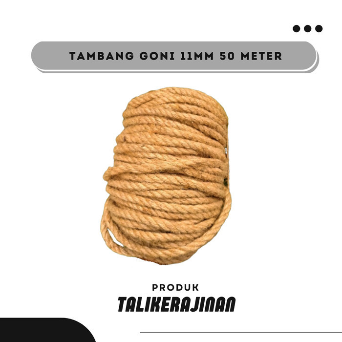 Tali Goni Super 11 MM - Tali Tambang Goni 50 M - Tali Goni Besar