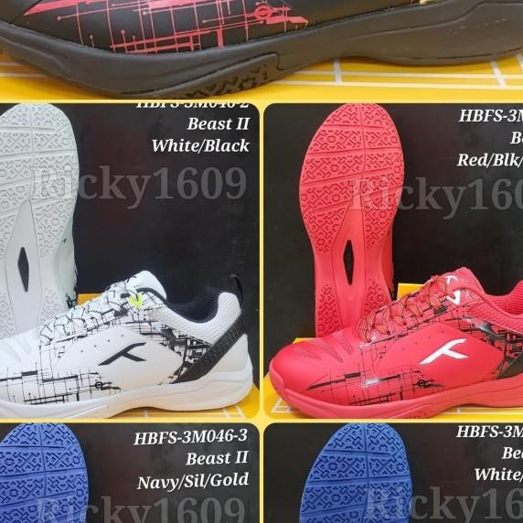 SEPATU BADMINTON HUNDRED BEAST II / SEPATU HUNDRED BEAST 2 - ORIGINAL Terlaris