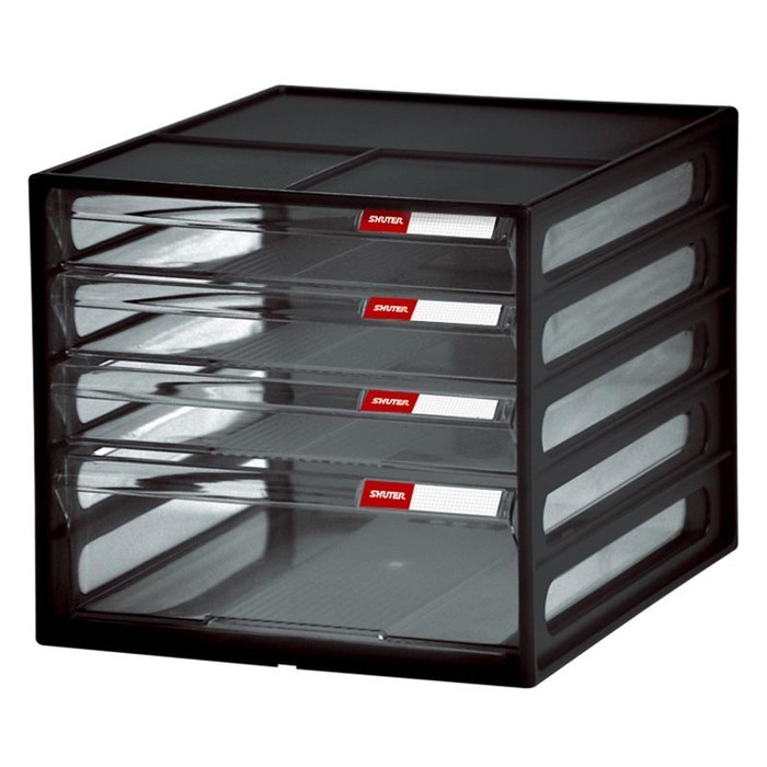 

Rak DD-113/1213 Shuter Desk File Organizer (Black)