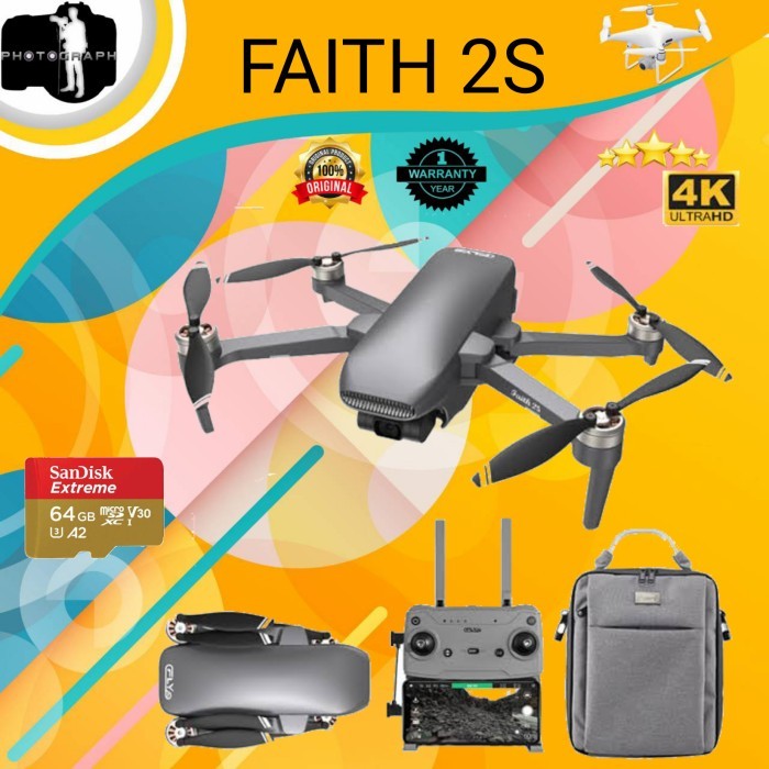 C-Fly Faith 2S 3-Axis Gimbal 4K Hd Camera 5K / Drone Faith 2S 3-Axis