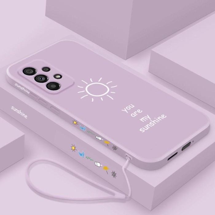 TERBATAS SAMSUNG A32 2021 HAKUNAMATATA Liquid Tali Silikon Soft Case Handphone