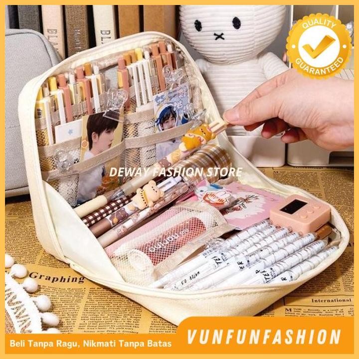 

SET ALAT TULIS STATIONARY AESTHETIC SET TEMPAT PENSIL BESAR MULTIFUNGS KUALITAS TERBAIK