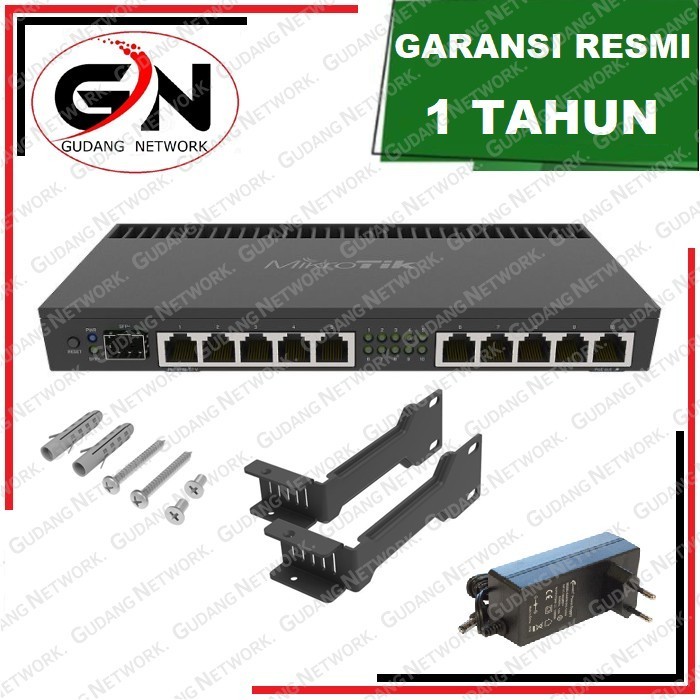 

MIKROTIK ROUTER INDOOR RB4011IGS+RM / RB4011 / MIKROTIK RB4011