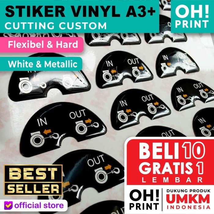 CETAK STIKER TIMBUL RESIN CUSTOM STIKER RESIN STIKER EMBLEM