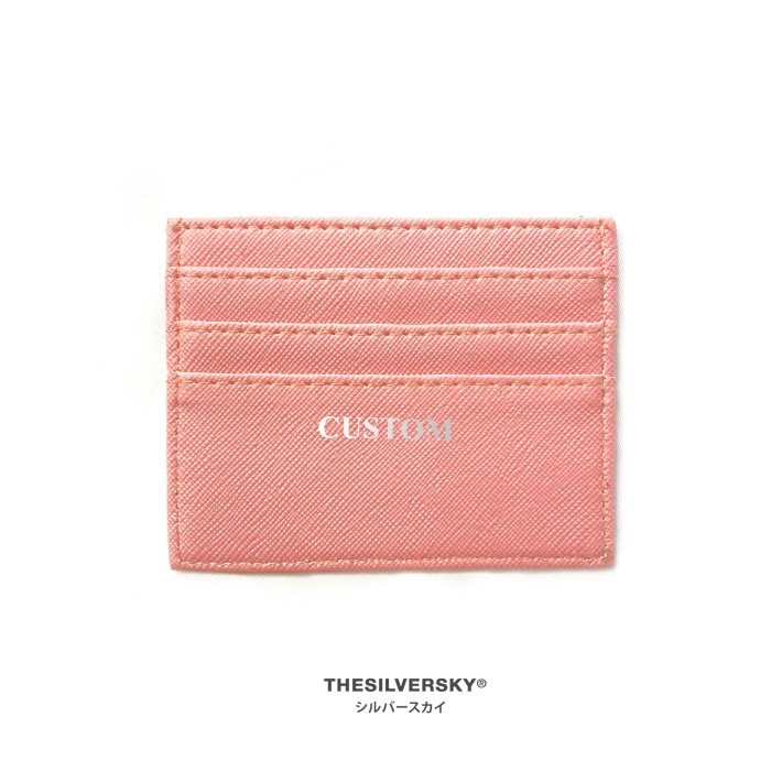 

THESILVERSKY CUSTOM NAMA CARD HOLDER DOMPET KARTU TULISAN REFLECTIVE