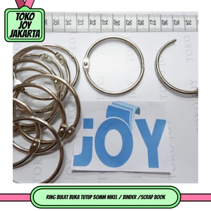 

100PCS RING BINDER 50MM RING BUKA TUTUP MEKANIK 5CM