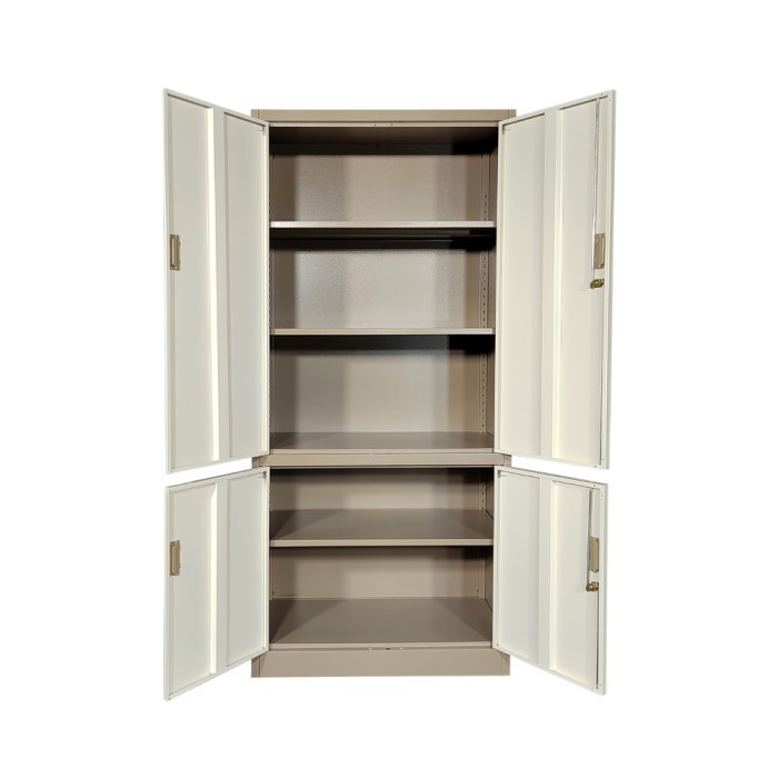 

INFORMA KIEV LEMARI ARSIP KANTOR METAL 4 PINTU - COKELAT