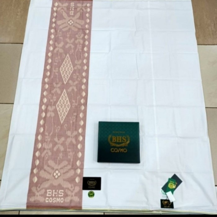 sarung bhs original,cosmo new polos putih