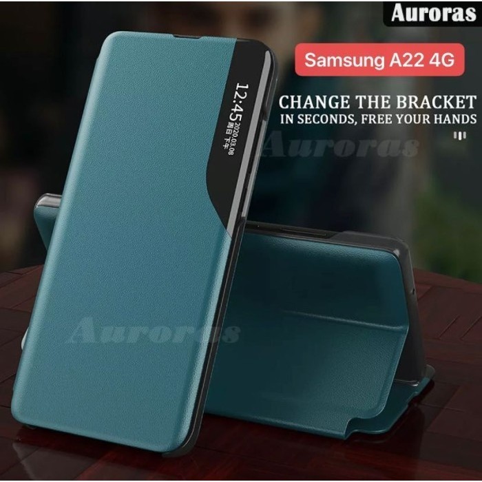 SPECIAL SAMSUNG M22 M32 FLIP COVER SMART DOMPET SILIKON CASING SOFT CASE HP