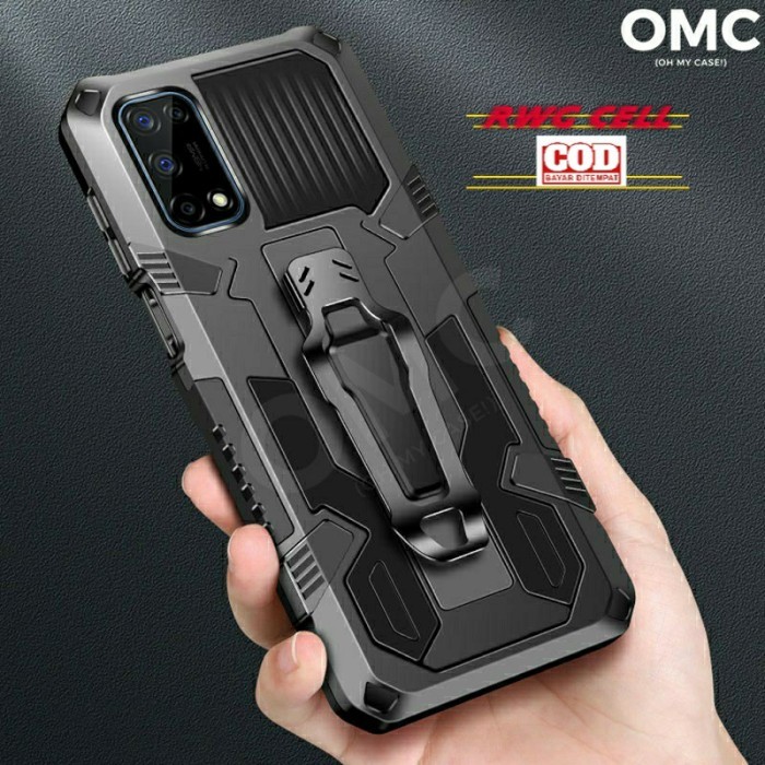 PROMO Vivo Y12S Y12 S Hard Case Belt Clip Robot Cover Soft Hybrid Leather Hp